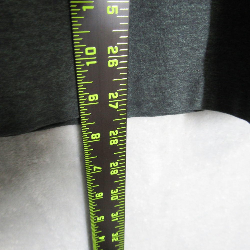 Lululemon Medium Long Sleeve Stretch Shirt Dark Green Heathered Rulu Mock Neck - Picture 8 of 10